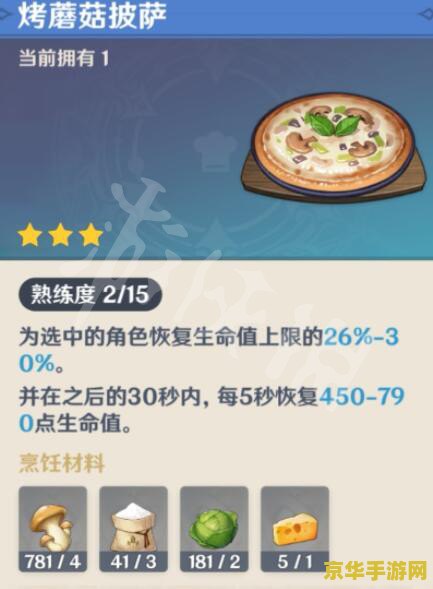 原神披萨食谱在哪里 原神披萨食谱获取攻略