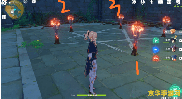 原神华清宫点火顺序 原神华清宫点火顺序