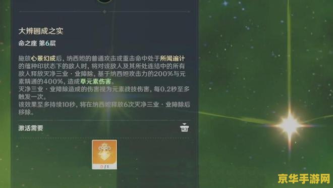 原神草神天赋升级材料 原神草神天赋升级材料详解
