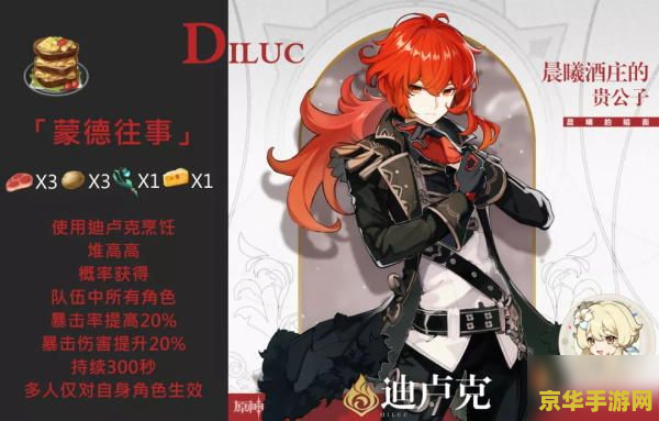 原神迪卢克武器 原神迪卢克武器推荐与深度解析