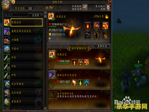 魔兽世界宠物升级攻略 魔兽世界宠物升级全攻略