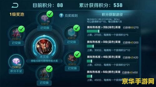 王者荣耀修炼之路怎么得积分 王者荣耀修炼之路积分攻略