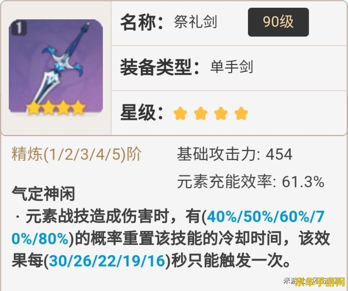 原神凯亚圣遗物及武器搭配 原神凯亚圣遗物及武器搭配指南