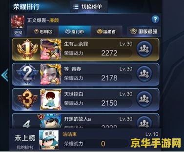 王者荣耀排行榜怎么看 王者荣耀排行榜深度解析