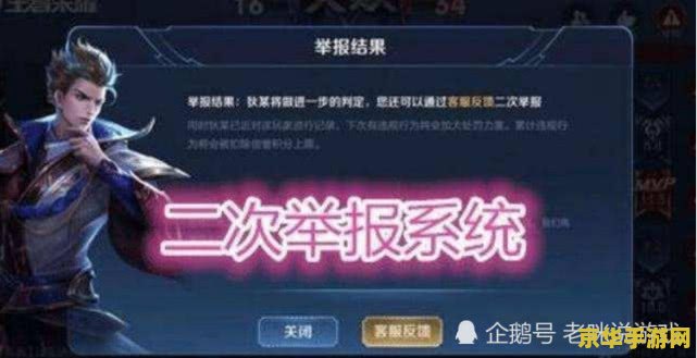 王者荣耀怎么举报演员 王者荣耀中如何有效举报演员行为