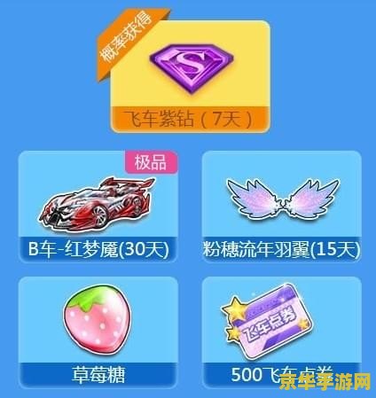 qq飞车紫钻礼包领取 QQ飞车紫钻礼包领取全攻略