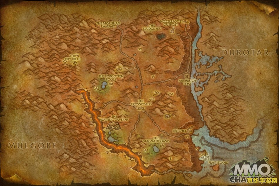 魔兽世界大灾变地图 魔兽世界大灾变地图全解析