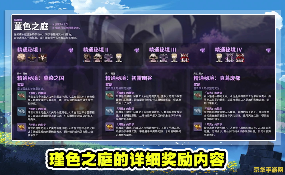 原神椛染之庭怎么开 原神椛染之庭解锁指南与深度探索 原神椛染之庭怎么开 原神椛染之庭解锁指南与深度探索
