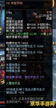 dnf刺客装备 DNF刺客装备全解析：打造无敌刺杀者