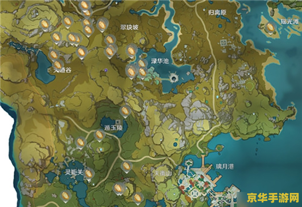 原神石铂分布图 原神石珀分布图详解 原神石铂分布图 原神石珀分布图详解