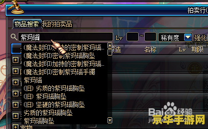 dnf紫玛瑙怎么搜索 dnf紫玛瑙搜索指南与游戏攻略