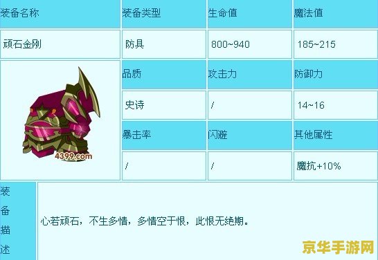 造梦西游3顽石金刚 造梦西游3中的顽石金刚：守护与力量的象征