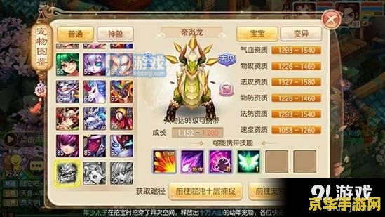 梦幻诛仙 宠物 梦幻诛仙宠物系统深度解析 梦幻诛仙 宠物 梦幻诛仙宠物系统深度解析