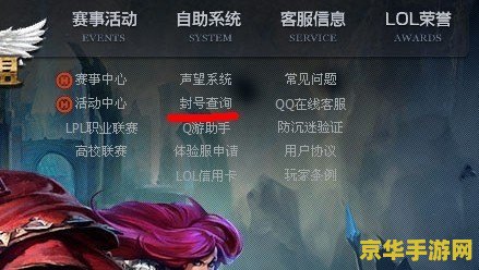 英雄联盟封号名单查询 英雄联盟封号名单查询与游戏社区规范