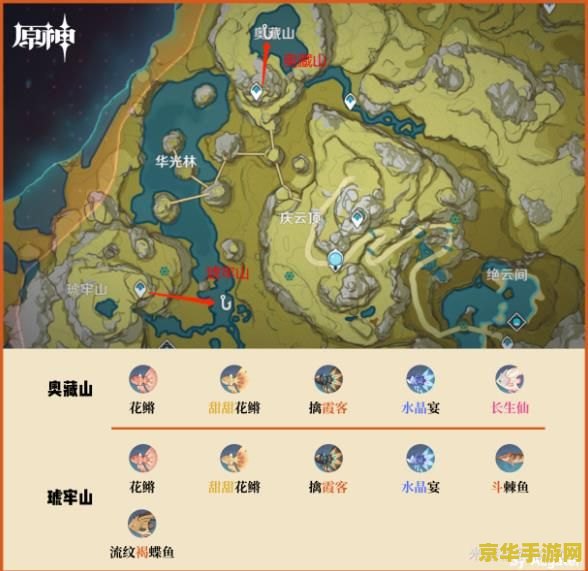 钓鱼地点原神攻略 原神精选钓鱼地点攻略