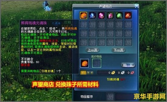 天下3元魂珠 天下3元魂珠系统深度解析 天下3元魂珠 天下3元魂珠系统深度解析