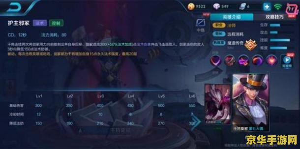 王者荣耀 干将怎么用 王者荣耀干将使用指南：技巧与策略