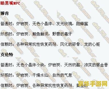 dnf赠送npc礼物 DNF赠送NPC礼物攻略