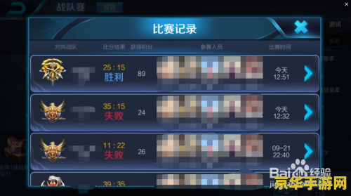 王者荣耀战队赛胜率怎么看 王者荣耀战队赛胜率查看与提升策略