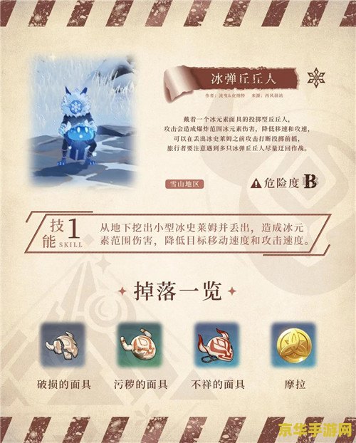 原神龙脊雪山怪物图鉴 原神龙脊雪山怪物图鉴
