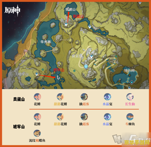 原神中稻妻的钓鱼地点 原神稻妻钓鱼地点详解