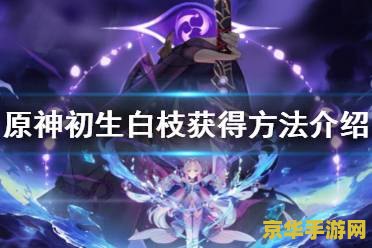 原神怎样获得白萝卜 原神白萝卜获取攻略及白萝卜在游戏中的作用