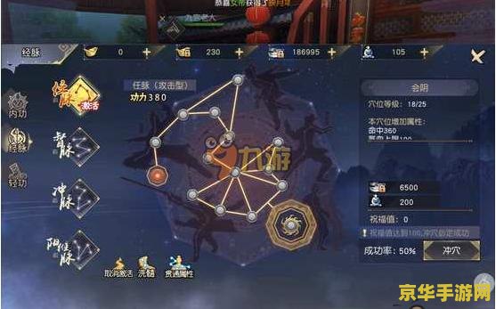 九阴真经经脉 九阴真经经脉系统深度解析