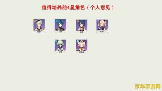 原神角色培养选择 原神角色培养策略：从选择到成长的全方位指南