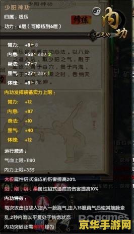 九阴真经内功 九阴真经内功系统深度解析