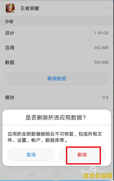 手机上王者荣耀怎么清理缓存 手机上王者荣耀缓存清理攻略