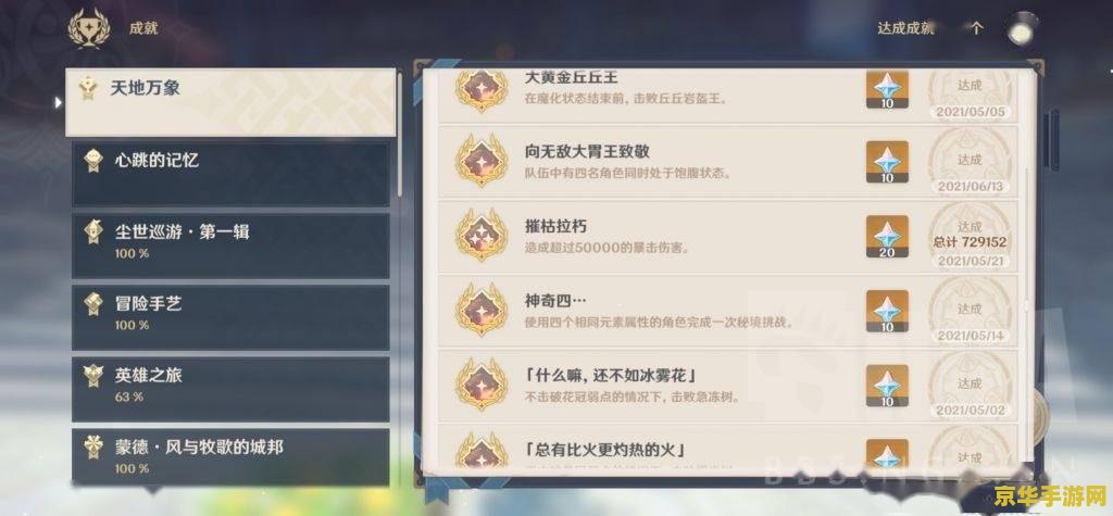 原神键纹收集全有成就吗 原神攻略键纹收集全解析：成就与奖励一网打尽