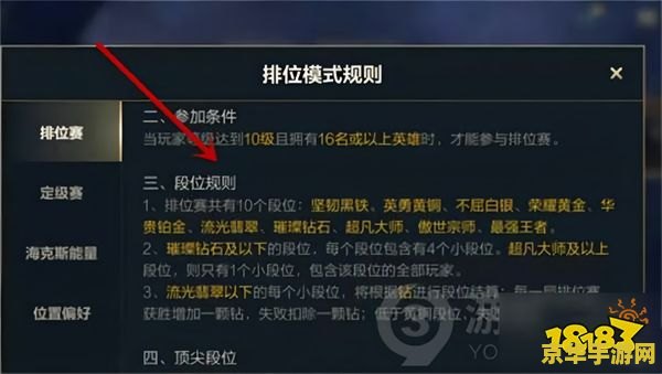 英雄联盟手游段位级别排列 英雄联盟手游段位级别全解析