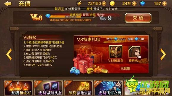 斗战神vip 斗战神VIP特权解析与游戏深度体验