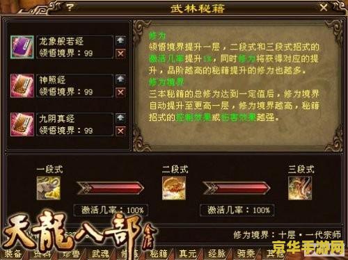 天龙八部第八本心法 天龙八部第八本心法：武林绝学揭秘