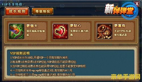 龙之谷vip等级 龙之谷VIP等级解析与游戏特色深度探讨