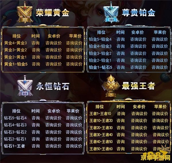 王者荣耀代练平台哪个好 王者荣耀代练平台深度解析：哪个更适合你？