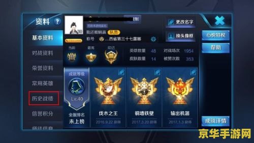 王者荣耀 战绩怎么算的 王者荣耀战绩解析：如何计算与提升你的战绩