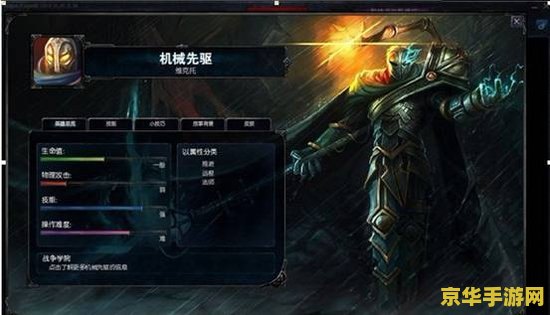 维克托英雄联盟故事 维克托：机械之心与未来之路