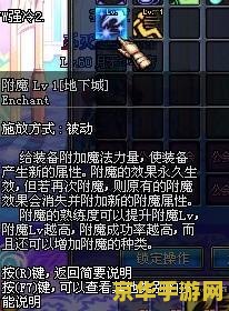dnf 附魔 DNF 附魔深度解析：提升战力的秘密武器