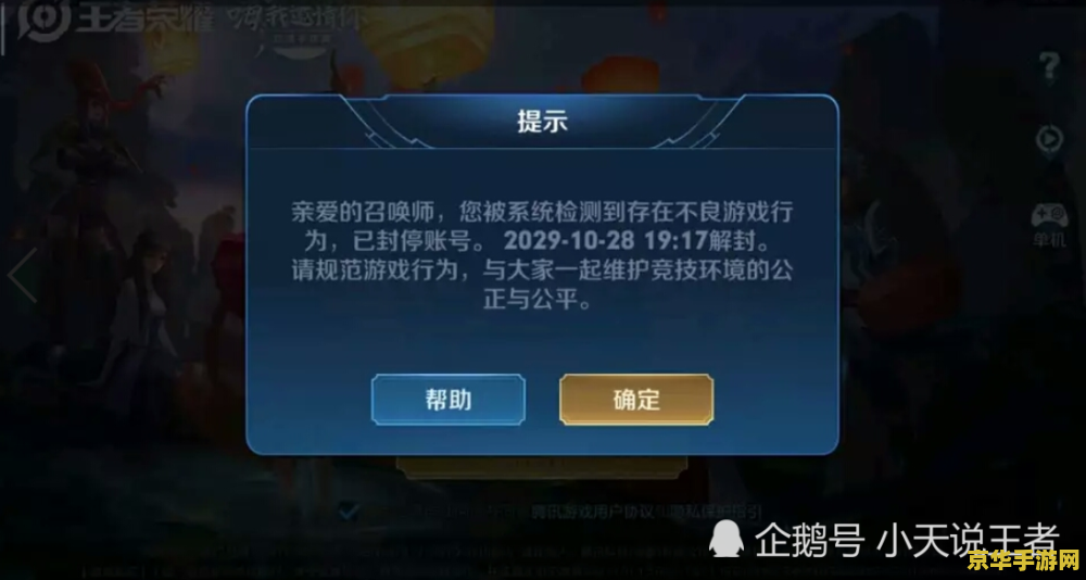 王者荣耀被封十年怎么回事 王者荣耀被封十年：原因与影响深度解析