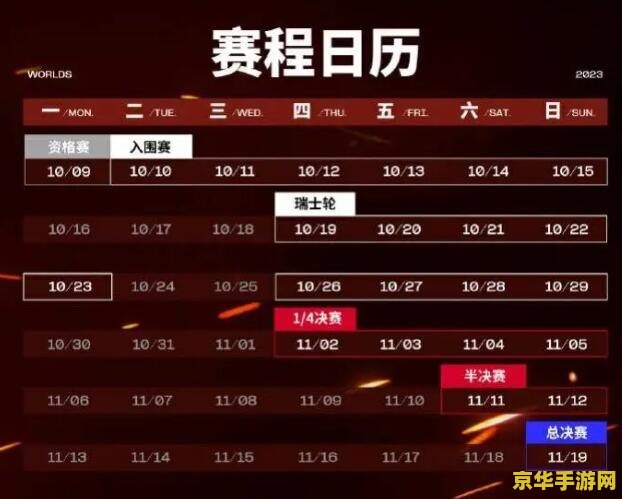 英雄联盟比赛日程表 英雄联盟全球赛事日程表