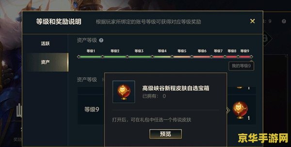 英雄联盟手游资产等级奖励 英雄联盟手游资产等级奖励详解