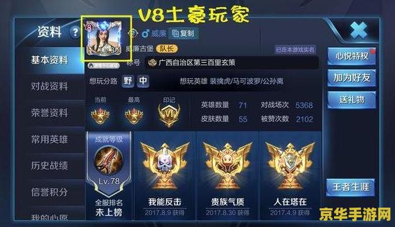 王者荣耀v8怎么弄成v1 王者荣耀从V8降至V1：游戏等级调整策略与体验解析