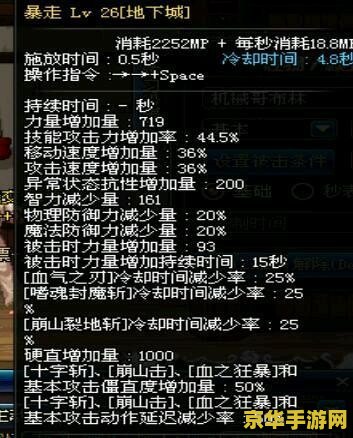 dnf红眼嗜血 DNF红眼嗜血：技能深度解析与实战应用