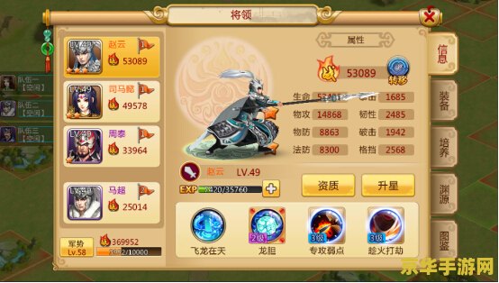 胡莱三国武将升级 胡莱三国：武将升级攻略与深度解析