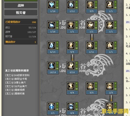 龙之谷毁灭者加点 龙之谷毁灭者加点攻略与深度解析