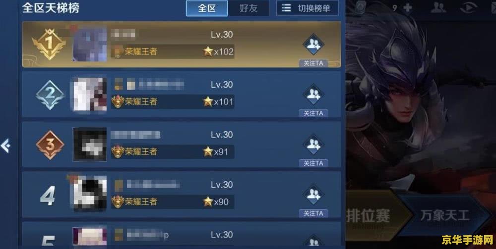 王者荣耀怎么打开荣耀排行 王者荣耀：荣耀排行开启指南与深度解析