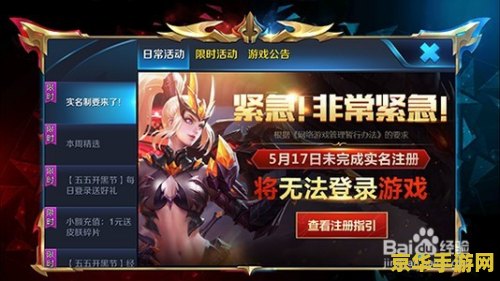 怎么看王者荣耀实名制是否通过 王者荣耀实名制认证状态查询与解析
