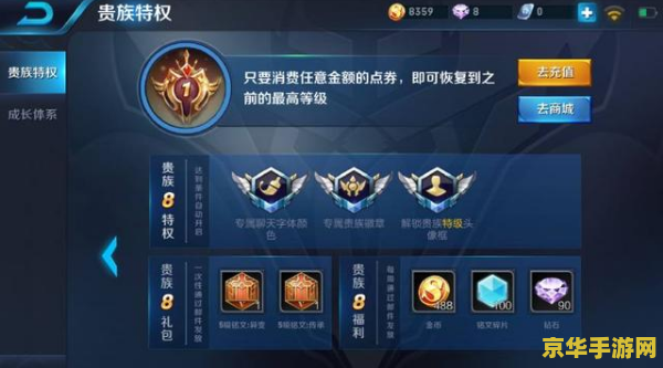 王者荣耀的贵族积分怎么算的 王者荣耀贵族积分详解