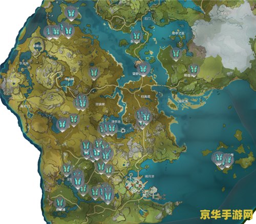 原神叶波石分布图 原神夜泊石分布图详解